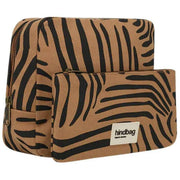 Hindbag Alix Trousse de Toilette Extra Large - Cannelle Zebra Brown