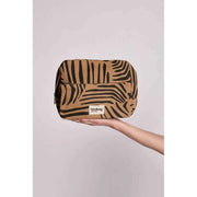 Hindbag Alix Trousse de Toilette Extra Large - Cannelle Zebra Brown