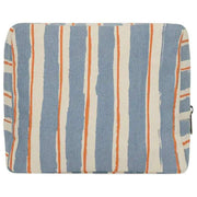 Hindbag Alix Trousse de Toilette Extra Large - Rayures Orange/Bleu