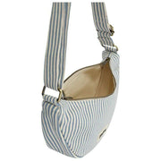 Hindbag Andrea Half Moon Bag - Rayures Bleues