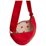 Hindbag Andrea Half Moon Bag - Rouge Carmin