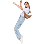 Hindbag Andrea Half Moon Bag - Cinnamon Brown