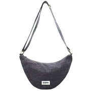 Hindbag Andrea Half Moon Bag - Denim Grey