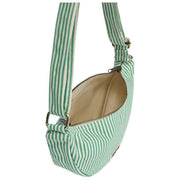 Hindbag Andrea Half Moon Bag - Rayures Vertes