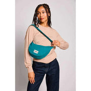 Hindbag Andrea Half Moon Bag - Bleu Paon