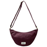 Hindbag Andrea Half Moon Bag - Plum Purple