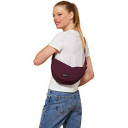 Hindbag Andrea Half Moon Bag - Plum Purple