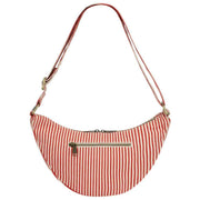 Hindbag Andrea Half Moon Bag - Rayures Rouges