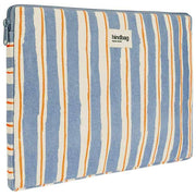 Hindbag Ava Medium 15" Housse pour Ordinateur Portable - Rayures Orange/Bleu