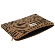 Hindbag Ava Small Housse pour ordinateur portable 13 pouces - Marron zèbre cannelle