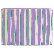 Hindbag Ava Small Housse pour ordinateur portable 13 pouces - Rayures vertes/parme