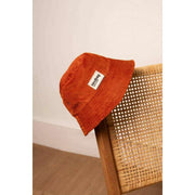 Chapeau Bob Hindbag - Velours Brique Orange