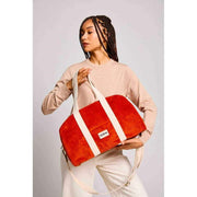 Hindbag Charlie Bowling Bag - Velours Brique Orange