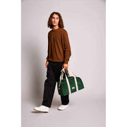 Hindbag Charlie Bowling Bag - Velours Vert Pin