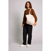 Hindbag Claude Teddy Tote Bag - Blanc Arctique