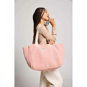 Hindbag Claude Teddy Tote Bag - Rose Poudré