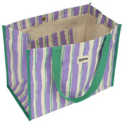 Hindbag Claude Tote Bag - Rayures Vert/Parme