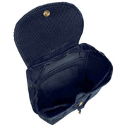 Sac à dos Hindbag Eliot - Velours Bleu Marine