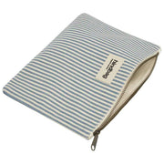 Pochette Zippée Hindbag Ema Medium - Rayures Bleues