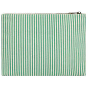 Pochette Zippée Hindbag Ema Medium - Rayures Vertes