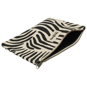 Pochette Zippée Hindbag Ema Medium - Zebra Crème