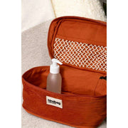 Hindbag Gaspard Vanity Bag - Velours Brique Orange