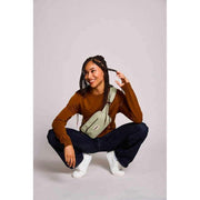 Sac Banane Rectangulaire Hindbag Harry - Vert Argile