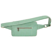 Sac banane rectangulaire Hindbag Harry - Rayures vertes
