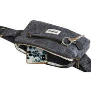 Hindbag Harry Rectangular Bum Bag - Denim Grey