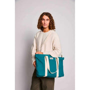 Sac week-end Hindbag Jean - Bleu paon