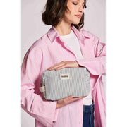 Trousse de Toilette Hindbag Leon - Rayures Bleues
