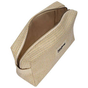 Trousse de Toilette Tissée Hindbag Leon - Beige Nude