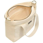 Sac à bandoulière carré Hindbag Louise - Velours Beige