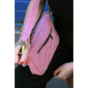 Sac à bandoulière matelassé Hindbag Margault - Rose Blush