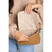 Sac à bandoulière matelassé Hindbag Margault - Marron cannelle