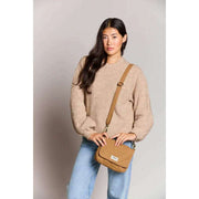 Sac à bandoulière matelassé Hindbag Margault - Marron cannelle