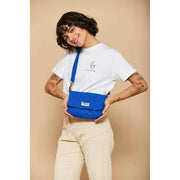 Sac à bandoulière matelassé Hindbag Margault - Bleu électrique