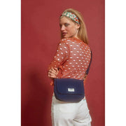 Sac à bandoulière matelassé Hindbag Margault - Bleu marine
