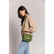 Sac à bandoulière matelassé Hindbag Margault - Vert olive