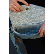 Sac à bandoulière matelassé Hindbag Margault - Vert sauge