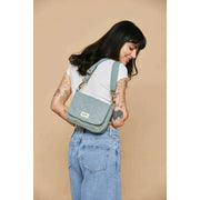Sac à bandoulière matelassé Hindbag Margault - Vert sauge
