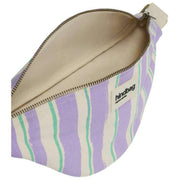Sac banane Hindbag Olivia - Vert/Rayures Parme