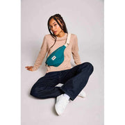 Sac banane Hindbag Olivia - Bleu paon