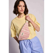 Sac banane Hindbag Olivia - Rayures rouges/roses