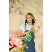 Sac banane Hindbag Olivia - Vichy Vert