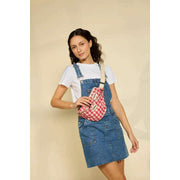 Sac banane Hindbag Olivia - Vichy Rose