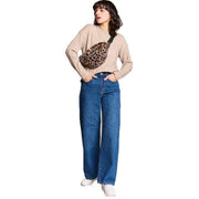 Hindbag Olivia Faux Leopard Classic Bum Bag - Brown