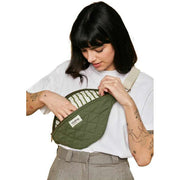 Hindbag Olivia Quilted Bum Bag - Olive Green