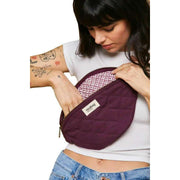 Hindbag Olivia Quilted Bum Bag - Plum Purple
