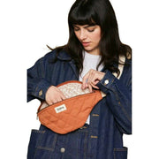 Hindbag Olivia Quilted Bum Bag - Sienna Orange